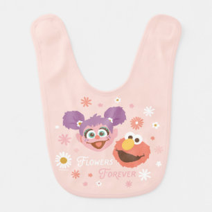 Abby Cadabby & Elmo   Flowers Forever Baby Bib