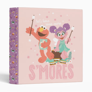 Abby Cadabby & Elmo Let's Have Some More Smores 3 Ring Binder