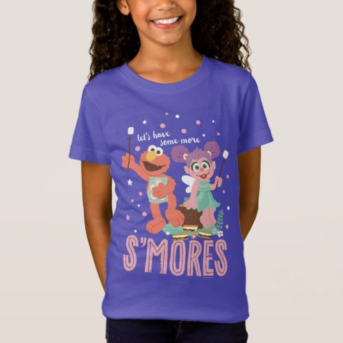 Abby Cadabby  Elmo  Lets Have Some More Smores T_Shirt