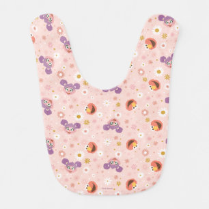 Abby Cadabby & Elmo Woodland Pattern Baby Bib