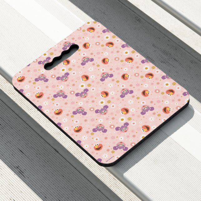 Abby Cadabby & Elmo | Woodland Pattern Seat Cushion (In Situ)