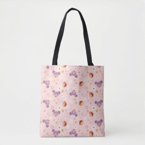 Abby Cadabby  Elmo  Woodland Pattern Tote Bag