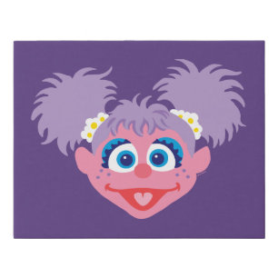 Abby Cadabby Face Faux Canvas Print
