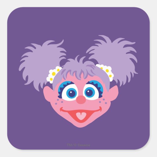 Abby Cadabby Face Square Sticker | Zazzle.com