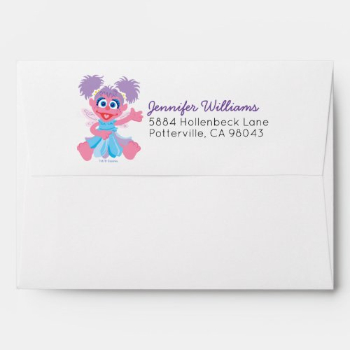 Abby Cadabby Fairy  Add Your Name Envelope