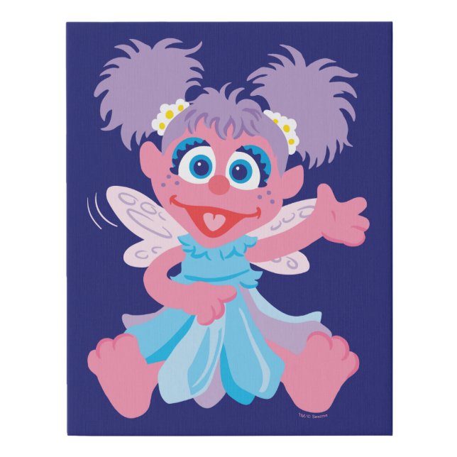 Abby Cadabby Fairy Faux Canvas Print (Front)