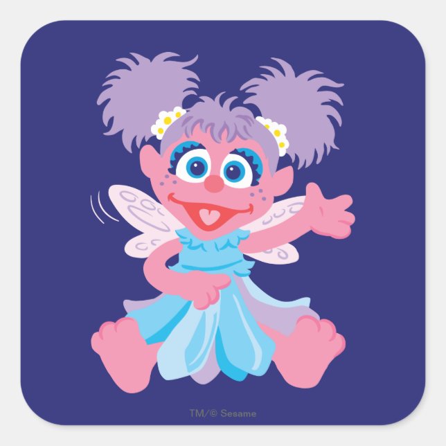 Abby Cadabby Fairy Square Sticker (Front)