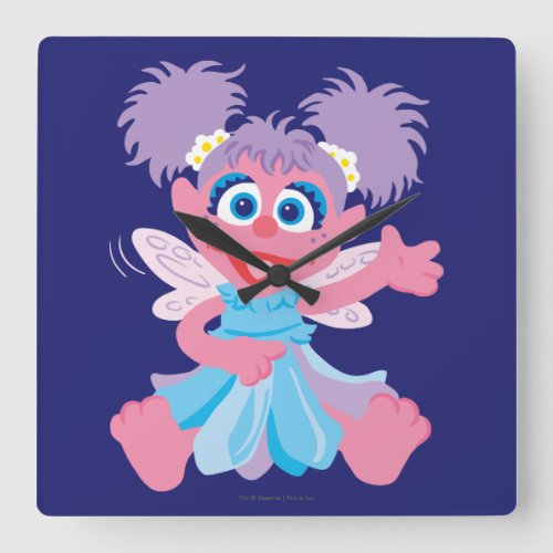 Abby Cadabby Fairy Square Wall Clock