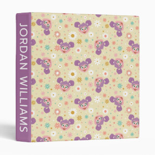 Abby Cadabby   Flower Face   Add Your Name 3 Ring Binder