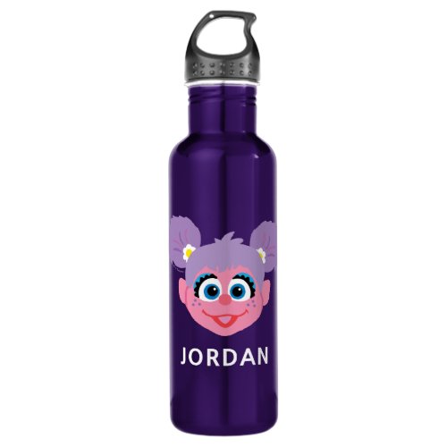 Abby Cadabby  Flower Face  Add Your Name Stainless Steel Water Bottle