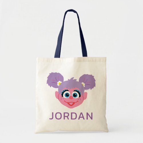 Abby Cadabby  Flower Face  Add Your Name Tote Bag
