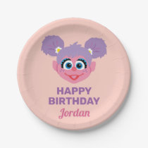Abby Cadabby | Flower Face | Happy Birthday Paper Plates