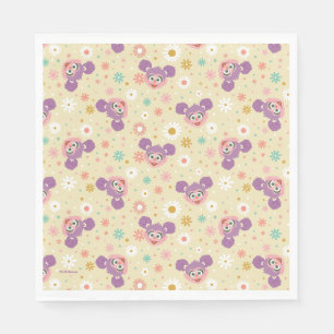 Abby Cadabby Flower Face Pattern Napkins