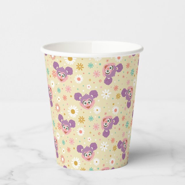 Abby Cadabby | Flower Face Pattern Paper Cups (Left)