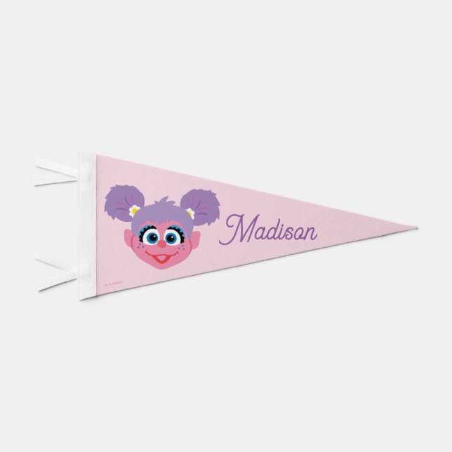Abby Cadabby Flower Face Pennant Flag (Front)