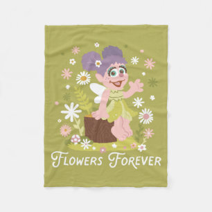 Abby Cadabby Flowers Forever Fleece Blanket