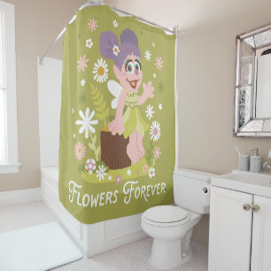 Abby Cadabby   Flowers Forever Shower Curtain