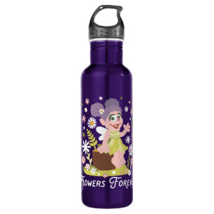 Abby Cadabby   Flowers Forever Stainless Steel Water Bottle