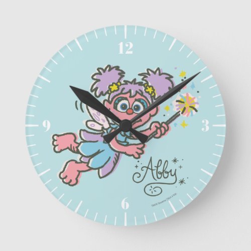 Abby Cadabby Flying Round Clock