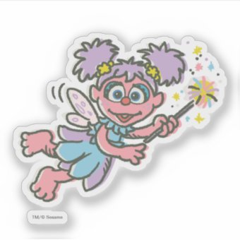 Abby Cadabby Flying Sticker | Zazzle