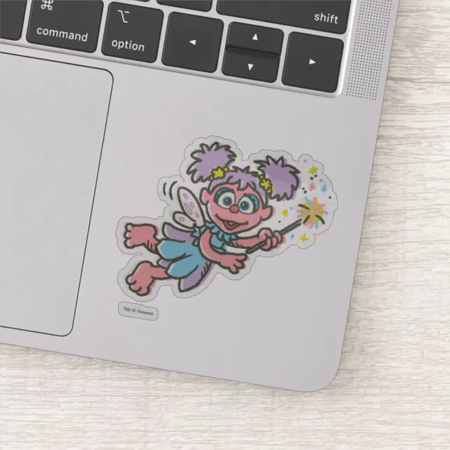 Abby Cadabby Flying Sticker | Zazzle