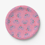 Abby Cadabby Fur Face Pattern Paper Plates