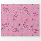 Abby Cadabby Fur Face Pattern Wrapping Paper (Flat)