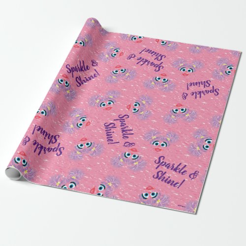 Abby Cadabby Fur Face Pattern Wrapping Paper