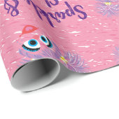 Abby Cadabby Fur Face Pattern Wrapping Paper (Roll Corner)