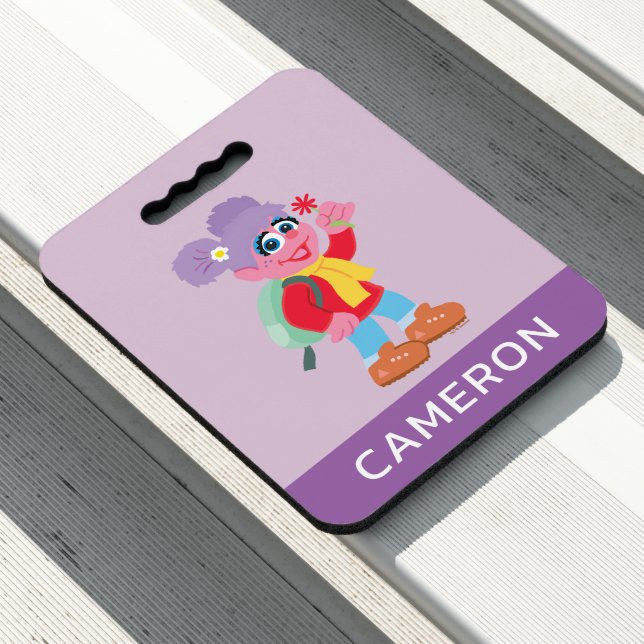 Abby Cadabby Hiking | Add Your Name Seat Cushion (In Situ)