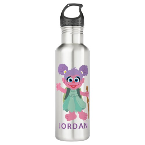 Abby Cadabby Hiking  Add Your Name Stainless Steel Water Bottle