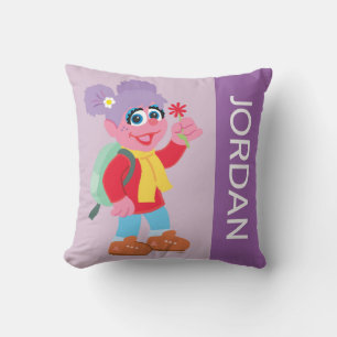 Abby Cadabby Hiking Add Your Name Throw Pillow
