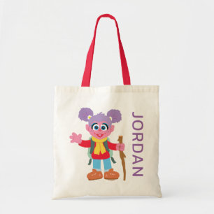Abby Cadabby Hiking   Add Your Name Tote Bag