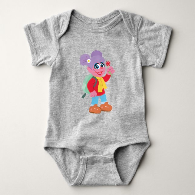 Abby Cadabby Hiking Baby Bodysuit (Front)