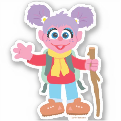 Abby Cadabby Hiking Sticker