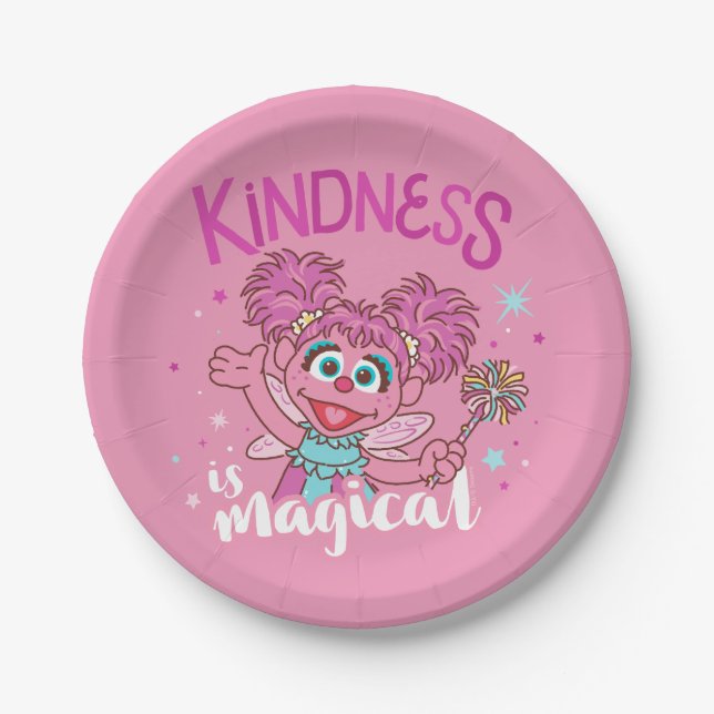 Abby Cadabby - Kindness is Magical Paper Plates (Front)
