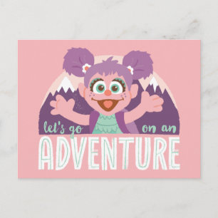 Abby Cadabby Let's Go On An Adventure Postcard