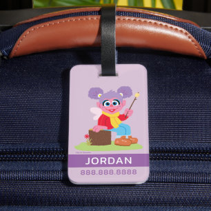 Abby Cadabby   Making S'mores   Add Your Info Luggage Tag