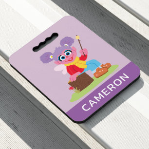 Abby Cadabby Making S'mores Add Your Name Seat Cushion