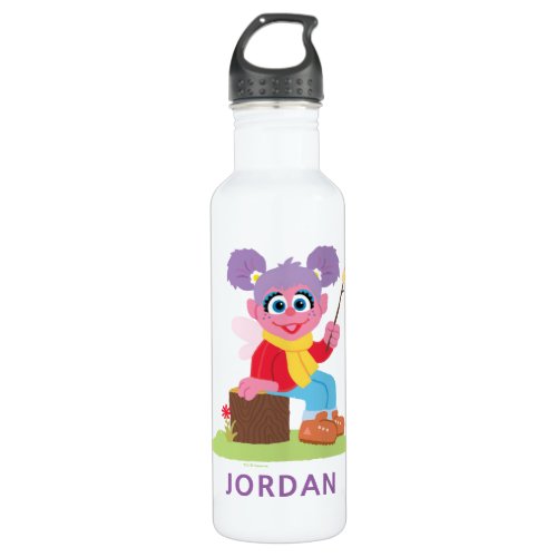 Abby Cadabby  Making Smores  Add Your Name Stainless Steel Water Bottle