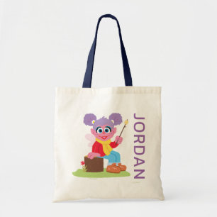 Abby Cadabby   Making S'mores   Add Your Name Tote Bag