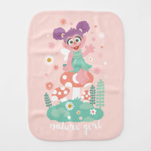 Abby Cadabby Nature Girl Baby Burp Cloth