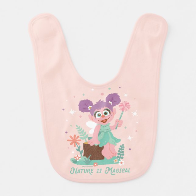 Abby Cadabby | Nature Is Magical Baby Bib (Front)