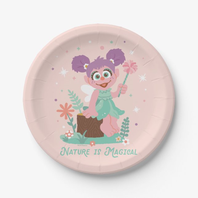 Abby Cadabby | Nature Is Magical Paper Plates (Front)