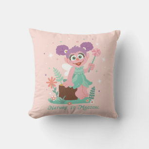 Abby Cadabby   Nature Is Magical Throw Pillow