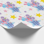 Abby Cadabby Party Star Pattern Wrapping Paper (Corner)