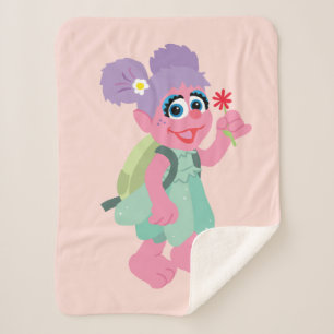Abby Cadabby Picking Daisies Sherpa Blanket