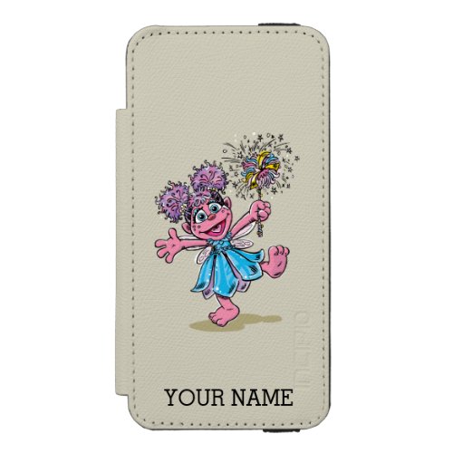 Abby Cadabby Retro Art  Add Your Name iPhone SE55s Wallet Case