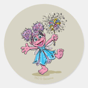 Abby Cadabby Retro Art Classic Round Sticker