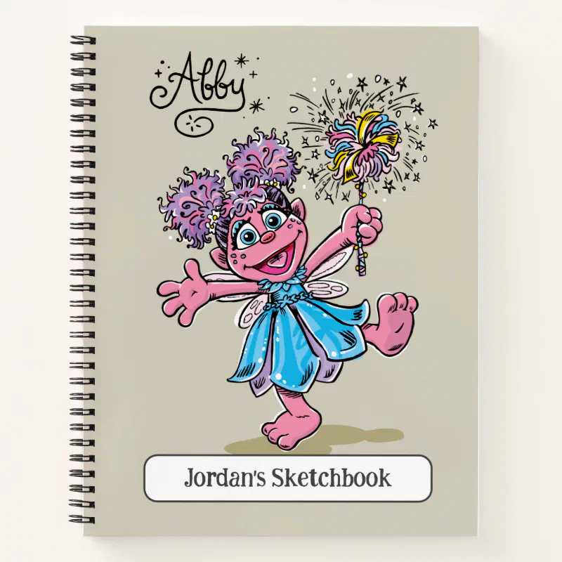 Abby Cadabby Retro Art Drawing Notebook (Front)